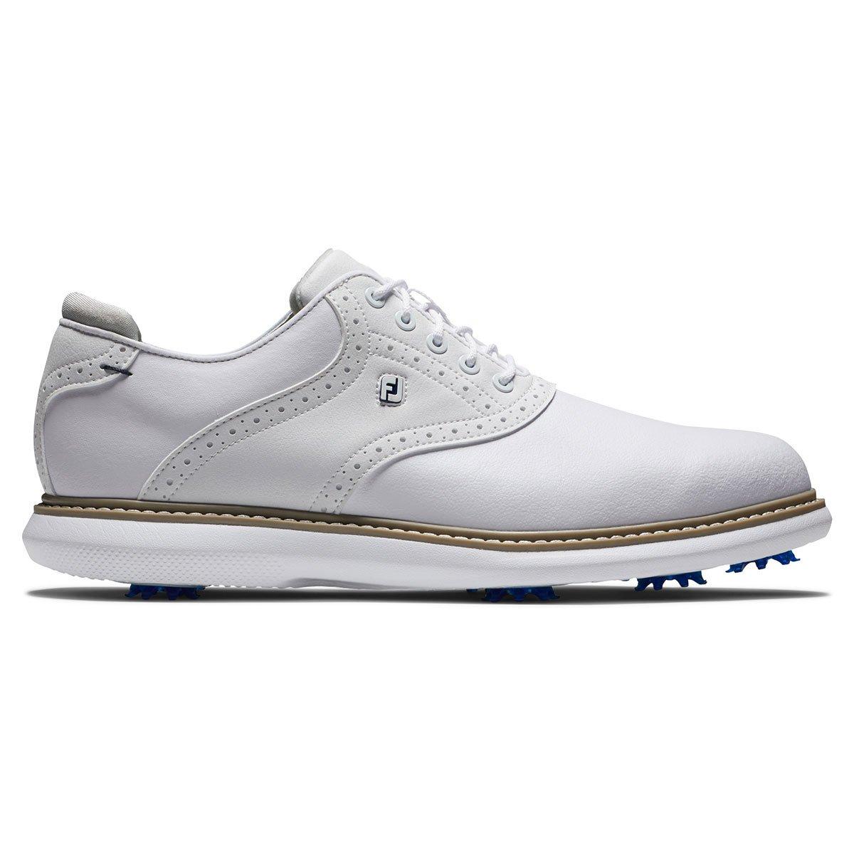 FootJoy Men's Traditions Waterproof Spiked Wide Golf Shoes